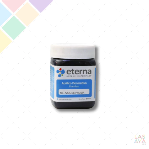 Pintura Acrilica Eterna x 250cc Azul de Prusia