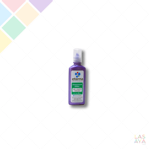 Pintura Dimensional Eterna x 40cc Glitter Violeta Perlado