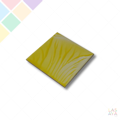 Azulejo Decorado 15x15cm Raíces Amarillo