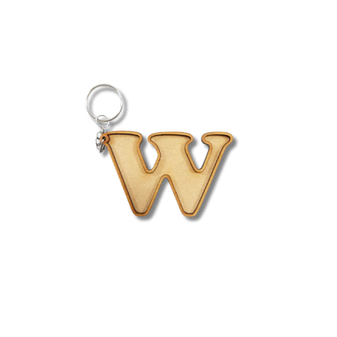 Llavero Mdf Letra W - comprar online