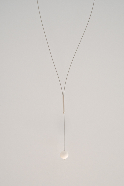 Collar contrapeso Simple de Plata 925 - comprar online
