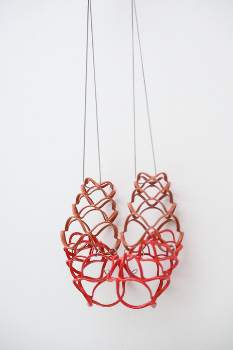 Collar Jengibre rojo y ladrillo - comprar online