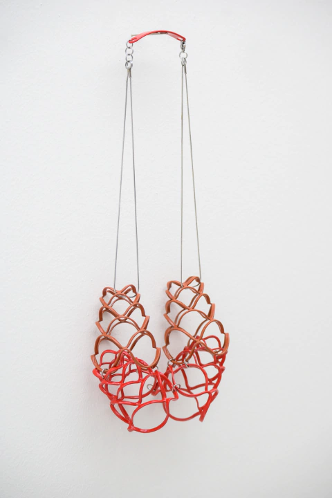 Collar Jengibre rojo y ladrillo