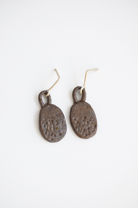 Aros gres cerámico marron