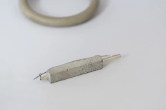 Broche en ruinas de plata