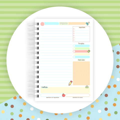 Imagem do Agenda Escolar Menino