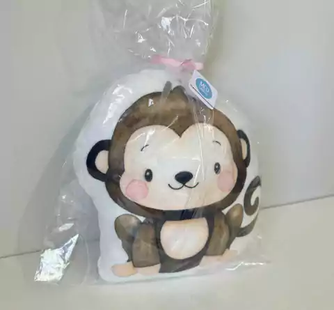 PRONTA ENTREGA - Almofada Macaquinho