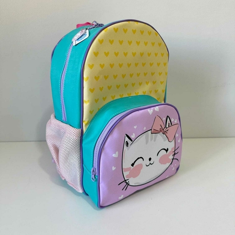 PRONTA ENTREGA - Mochila de costas G "Gatinha"