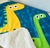 PRONTA ENTREGA - Manta bebê "Dino"