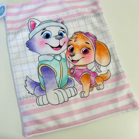 PRONTA ENTREGA - Toalhinha escolar "Skye e Everest"