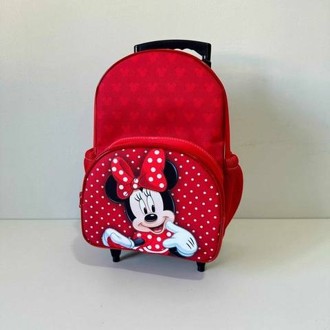 PRONTA ENTREGA - Mochila de rodinhas M - "Minnie"