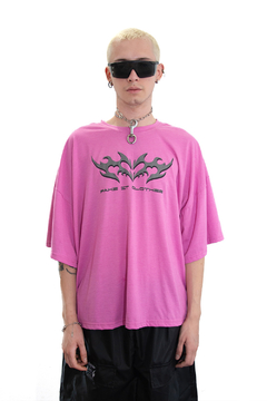 REMERA TRIBAL HEART PINK - comprar online