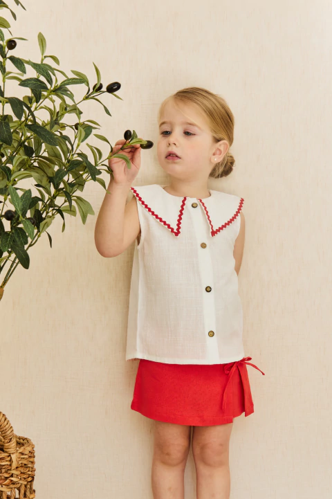 Pollera Pantalón LINO - comprar online