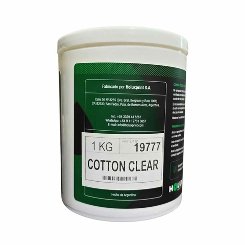 PLASTISOL COTTON CLEAR - comprar online