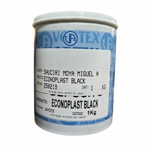 PLASTISOL ECONOPLAST BLACK - comprar online
