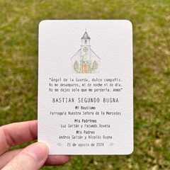 48 unidades - Tarjetita Nacimiento. Bautismo. Comunión - comprar online