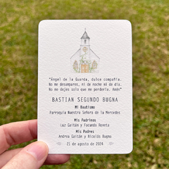 16 unidades - Tarjetita Nacimiento. Bautismo. Comunión - comprar online