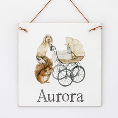 Cartel Nursery Amiguitos en la dulce espera en internet