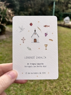 32 unidades - Tarjetita Nacimiento. Bautismo. Comunión - tienda online