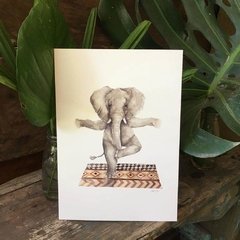 Elefante yogui en internet
