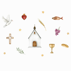 20 unidades - Señalador Souvenir Nacimiento. Bautismo. Comunión