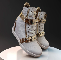 Zapatillas AMALFI REPTIL BLANCO PLATINO(Oro) - comprar online