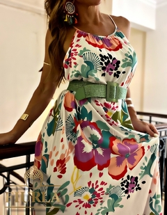 VESTIDO LARGO FLOWER en internet