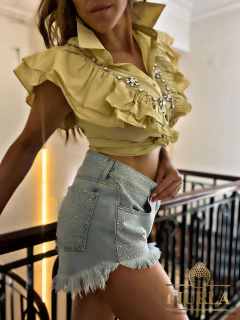 Imagen de Camisa Volados PERSIA Beige