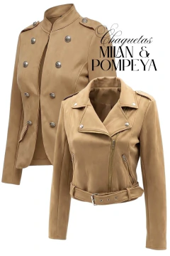 CHAQUETAS MILAN & POMPEYA CAMEL