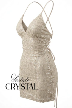 VESTIDO CRYSTAL NUDE