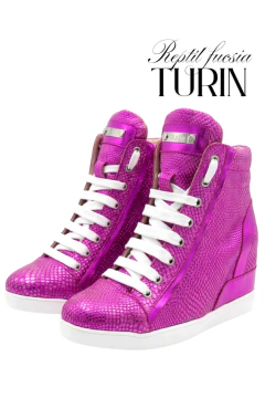 ZAPATILLAS TURIN REPTIL FUCSIA