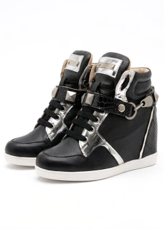 Zapatillas BARI NEGRO/PLATA - tienda online