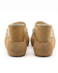 PLATAFORMA CARPI PLATINO GLITTER - comprar online