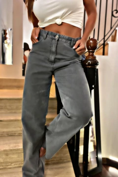 JEAN WIDELEG GREY BEAUTY - Fiurla