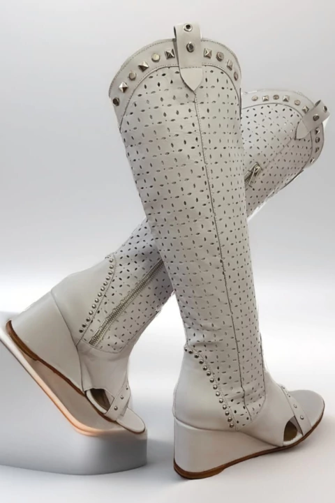 CHATAS TEXANAS MANTOVA CUERO BLANCO TXL - comprar online