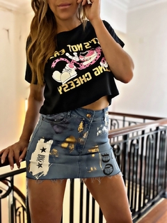 REMERA PANTER BLACK - Fiurla