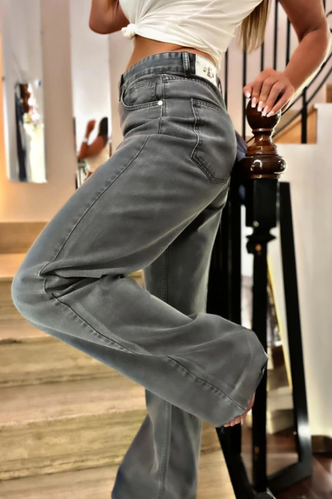JEAN WIDELEG GREY BEAUTY