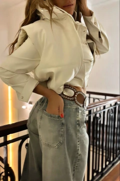 Camisa MANCHESTER Blanca Tiza Elastizada - Fiurla