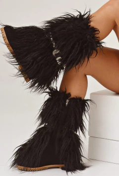 PANTUBOTA MILAN BLACK (Pelo Largo) - Fiurla