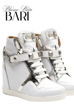 Zapatillas BARI BLANCA/PLATA
