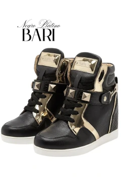 Zapatillas BARI NEGRA&PLATINO en internet