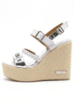 PLATAFORMA SAND RAFIA WHITE STRASS - comprar online