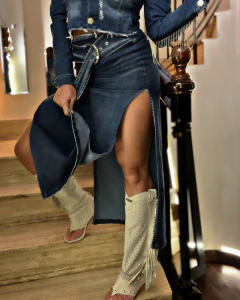 FALDA JEAN IBIZA - Fiurla