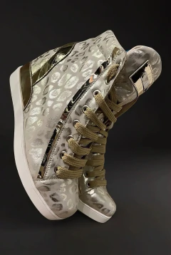 ZAPATILLA TURÍN PRINT GOLD