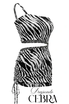 VESTIDOS CEBRA TUNICA & Drapeado - comprar online