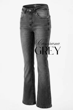 Jeans GREY CLÁSICO Elastizado (campana)