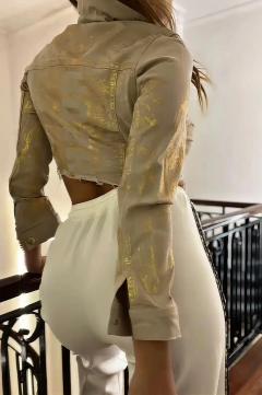 CHAQUETA JEANS SPORT GOLD ARENA