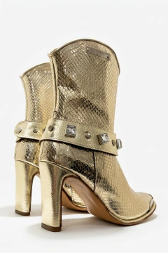 Botitas PISA PLATINO CROCO CHAROL