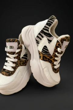 ZAPATILLA PUGLIA ANIMAL WHITE