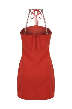 VESTIDO ÁMBAR RED/AZUL ELECTRICO en internet